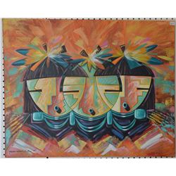 HOPI INDIAN PAINTING (RICHARD GORMAN)