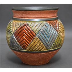 WESTERN CERAMIC JAR ( ROBERT MILES)