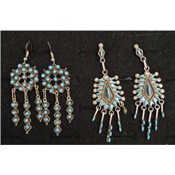 ZUNI INDIAN EARRINGS