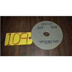 Rex-Cut buffing Disc 6" x 1/2" x 1" Grit: A120