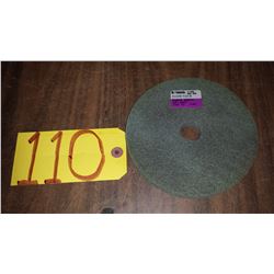 Standard Abrasive Soft Density Scotch-Brite Buffing Wheel 6" x 1/2" x 1"