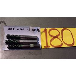 Solid Carbide End Mill 1/2" 4fl.