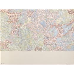 Nancy Stevenson Graves, Lunar Landscape VI, Lithograph