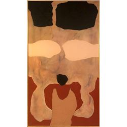 Elizabeth Franzheim, Childlike Folly, Oil and Paper Collage Painting