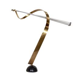 Curtis Jere, Artemis, Bronze and Chrome Sculptur