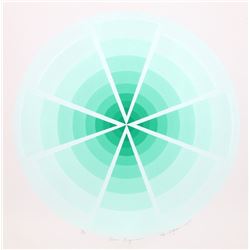 Roy Ahlgren, Green Enigma, Serigraph