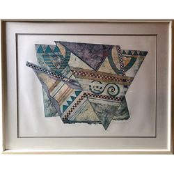Bill Wheeler, Aeolian Harp 2, Collagraph