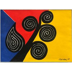 Alexander Calder, Autumn, Lithograph