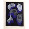 Image 1 : Benita Sanders, Blue Echoes, Etching