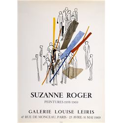 Suzanne Roger, Galerie Louise Leiris, Lithograph Poster