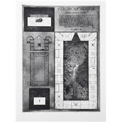 Alexander Brodsky and Ilya Utkin, Electric Donjon, Projects 1981 - 1990, Etching