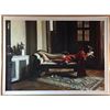 Image 1 : Harry McCormick, Woman in Red on Divan, Oil Painting