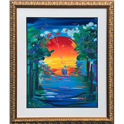 Peter Max, Better World, Acrylic Painting