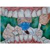 Image 1 : Barbara Riddle, Open Wide, Acrylic Painting