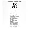 Image 1 : Robert Indiana, The Book of Love Poem - When the Word is Love, Serigraph with Letterpress