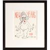 Image 1 : Keith Haring, New Years Invitation 1988 (Nude), Silkscreen