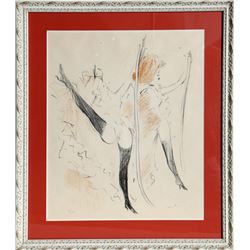 Marcel Vertes, Two Cabaret Dancers, Lithograph
