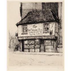 Dorothy Sweet, The Old Curiosity Shop, Etching