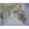 Image 1 : Michael Schreck, Homage to Monet's Roses, Acrylic Painting