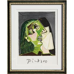 Pablo Picasso, Femme au Mouchoir, Lithograph