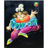 Image 1 : Leandro Velasco, Equilibrium on the High Wire, Oil Painting