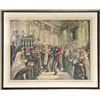 Image 1 : Chaim Goldberg, Carrying the Torahs, Lithograph