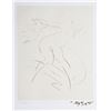 Image 1 : Reuben Nakian, Nymph and Goat 4 (Sepia) from Myths and Legends, Drypoint Etching with Chine Colle
