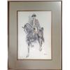 Image 1 : David K. Stone, George Washington on Horse, Pastel Drawing