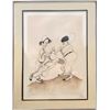 Image 1 : Al Hirschfeld, The Three Stooges (Baseball), Etching