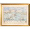 Image 1 : Frank Leslie, Naval Action, Colored Pencil and Graphite on Paper