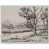 Image 1 : Melville Wire, The Lazy Stream, Etching