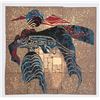 Image 1 : Lebadang, Sun Over Mountains, Screenprint with Gold