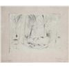 Image 1 : Eugen von Kahler, Woods with Palms, Pencil Drawing