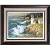 Image 1 : Tom Nicholas, Seascape with Lighthouse, Lithograph