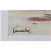 Image 2 : Lacombe, Sand Bar with Boats, Pastel and Watercolor Painting