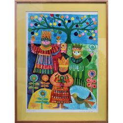 Judith Bledsoe, Three Kings, Lithograph
