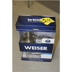 weiser bed and bath lever door knob 4 available