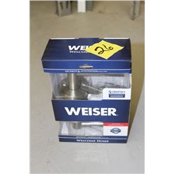 weiser smart key entry lever door knob 4 available