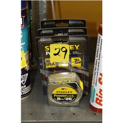 stanley 26ft tape measure 3 pieces