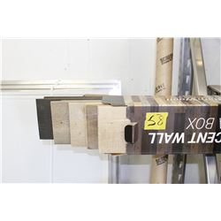 modern rustic reclaimed inspired siding trim browns 4 boxes