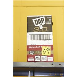 case of 12 kitchen and bath silicone white