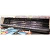 Image 1 : Long Open Front Refrigerated Produce Display Case w/ Pull Down Blinds