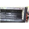 Image 2 : Long Open Front Refrigerated Produce Display Case w/ Pull Down Blinds
