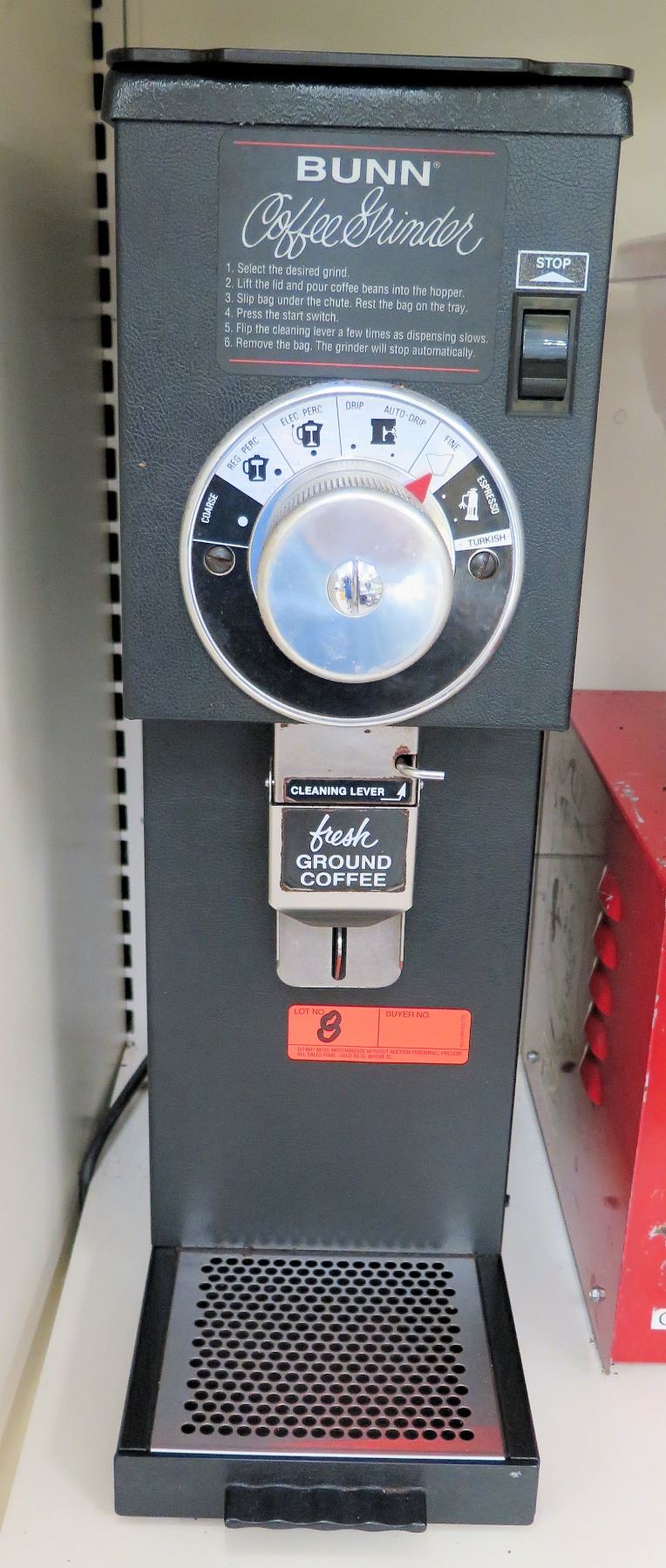 Bunn Commercial Bulk Coffee Grinder For Perk, Drip, Espresso, etc