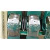 Image 2 : Qty 10 Side x Side Teal & Clear Plastic Snack Dispensers
