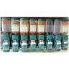 Image 1 : Qty 8 Side x Side Teal & Clear Plastic Snack Dispensers