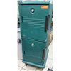 Image 1 : Qty 2 Green Stacked Cabinet Storage for Trays