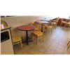Image 2 : Qty 6 Round 30" Wooden Tables & 16 Wood Chairs