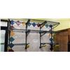 Image 1 : Green Wall-Mount Wire Shelving