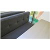 Image 8 : Rectangular Wooden Table (87x29.5")  w/ 2 Upholstered Bench Seats (26"x70")